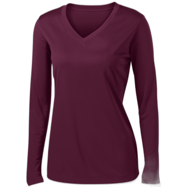 Sport-Tek® Ladies Long Sleeve PosiCharge® Competitor™ V-Neck Tee. LST353LS