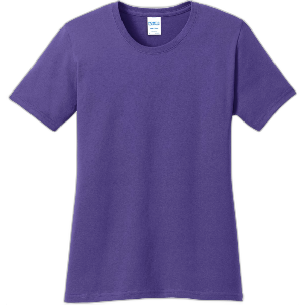 Port & Company® Ladies Core Cotton Tee. LPC54