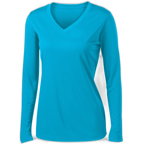Sport-Tek® Ladies Long Sleeve PosiCharge® Competitor™ V-Neck Tee. LST353LS