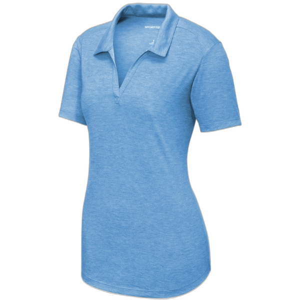 Sport-Tek ® Ladies PosiCharge ® Tri-Blend Wicking Polo. LST405