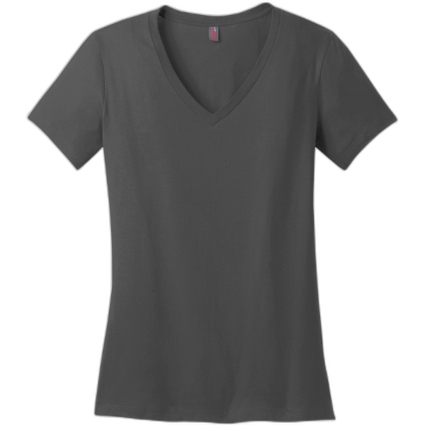 District® - Women's Perfect Weight® V-Neck Tee. DM1170L