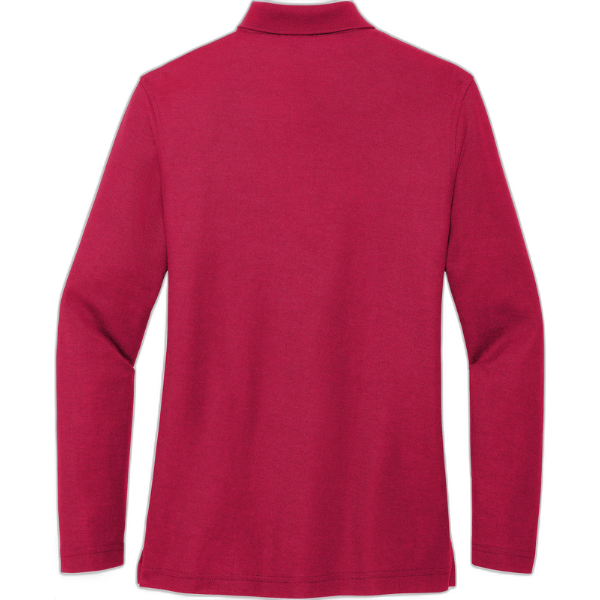 Port Authority® Ladies  Silk Touch™ Long Sleeve Polo.  L500LS