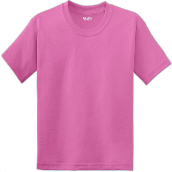 Gildan® Youth DryBlend® 50 Cotton/50 Poly T-Shirt.  8000B