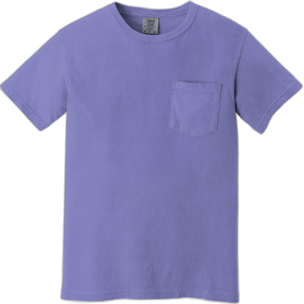 COMFORT COLORS ® Heavyweight Ring Spun Pocket Tee. 6030