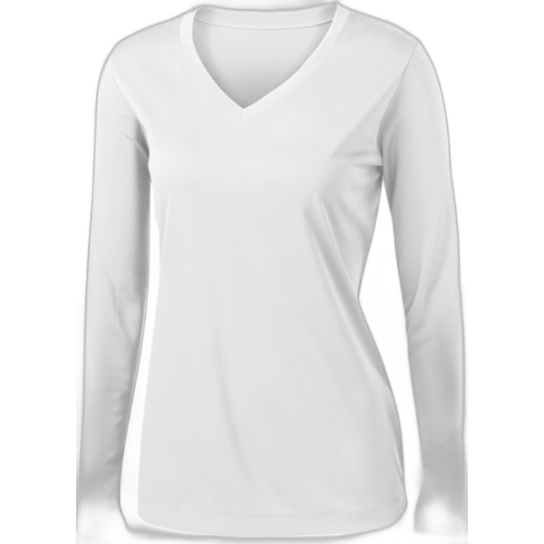 Sport-Tek® Ladies Long Sleeve PosiCharge® Competitor™ V-Neck Tee. LST353LS