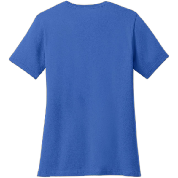 Port & Company® Ladies Core Cotton V-Neck Tee. LPC54V