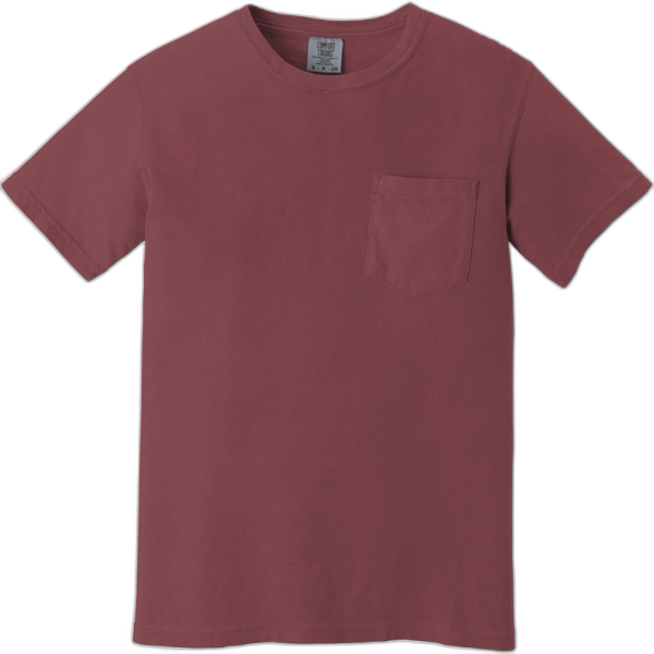 COMFORT COLORS ® Heavyweight Ring Spun Pocket Tee. 6030