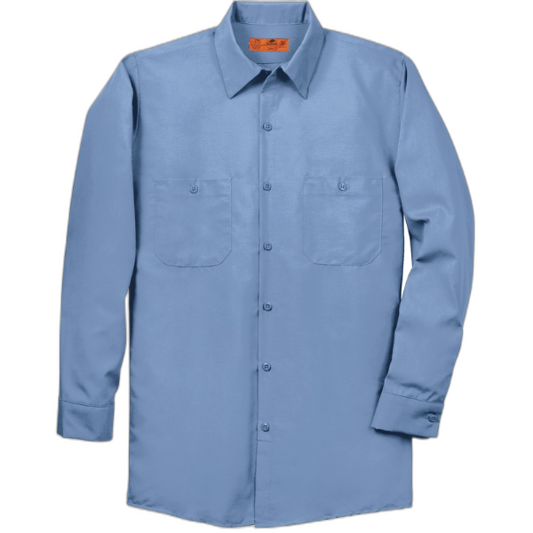 Red Kap® Long Sleeve Industrial Work Shirt.  SP14