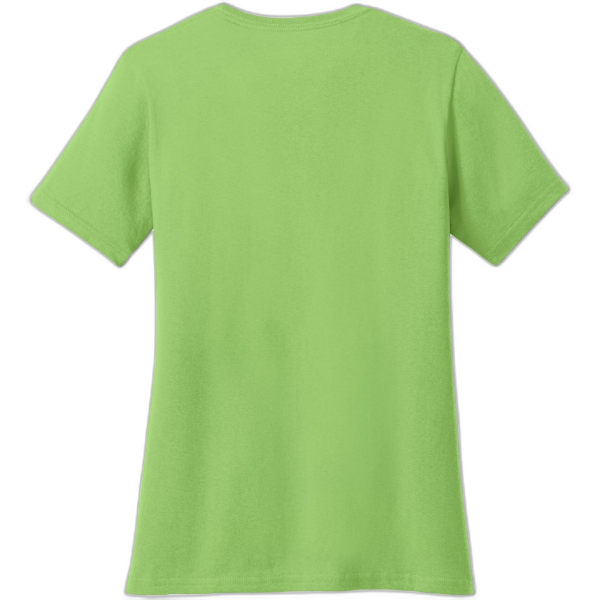 Port & Company® Ladies Core Cotton V-Neck Tee. LPC54V