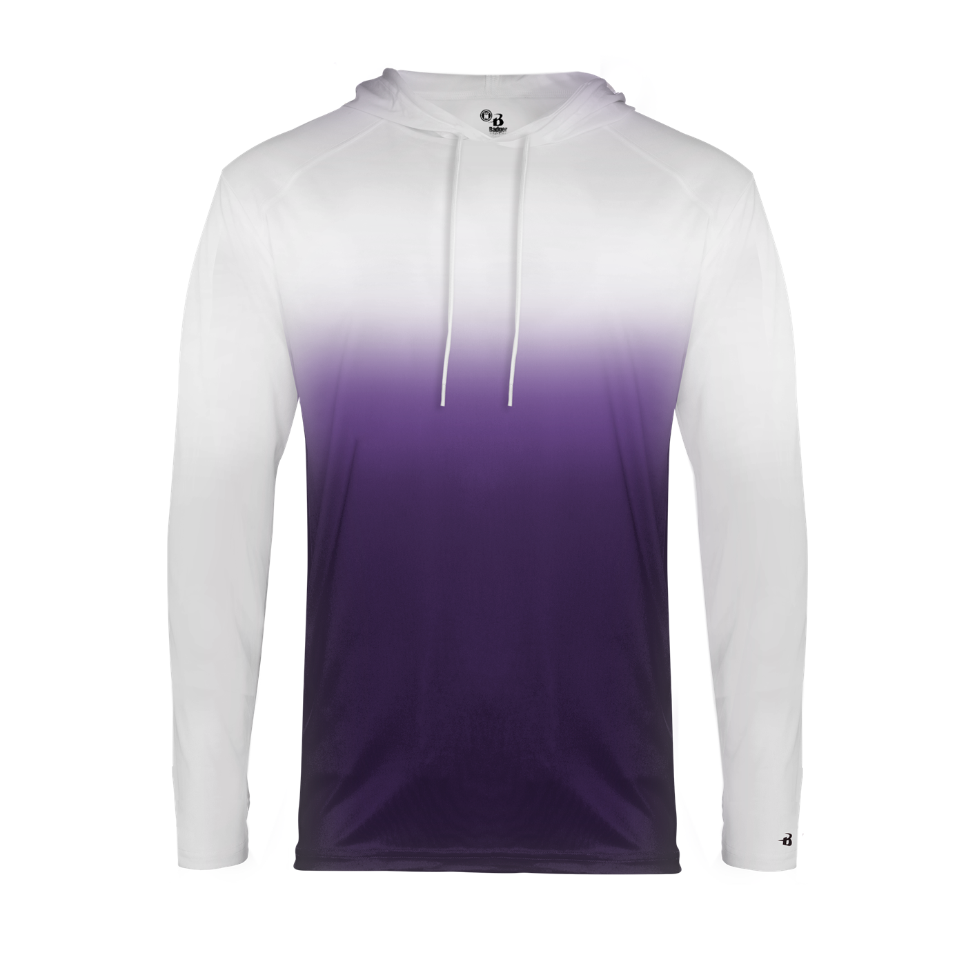 Badger Ombre  Women's Hooded Tee