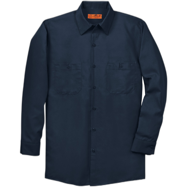 Red Kap® Long Sleeve Industrial Work Shirt.  SP14
