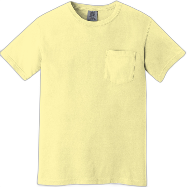 COMFORT COLORS ® Heavyweight Ring Spun Pocket Tee. 6030
