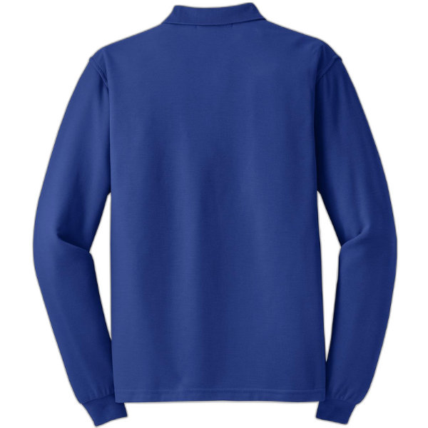 Port Authority® Silk Touch™ Long Sleeve Polo.  K500LS