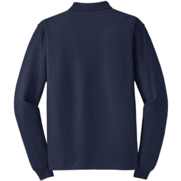 Port Authority® Silk Touch™ Long Sleeve Polo.  K500LS