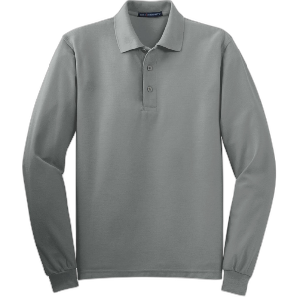 Port Authority® Silk Touch™ Long Sleeve Polo.  K500LS