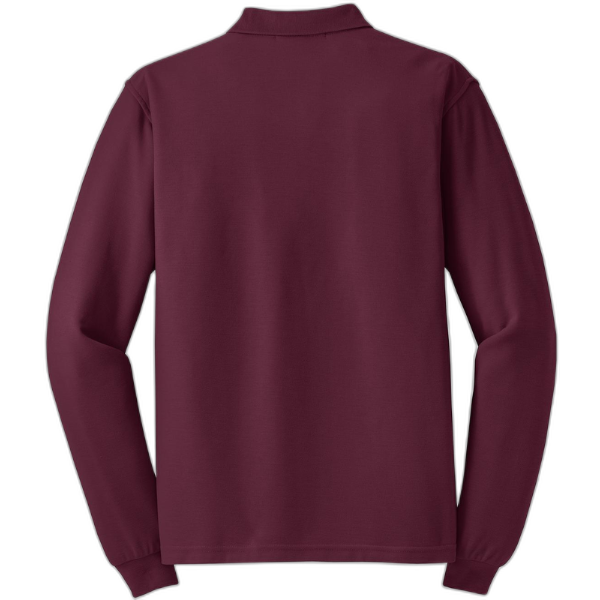 Port Authority® Silk Touch™ Long Sleeve Polo.  K500LS
