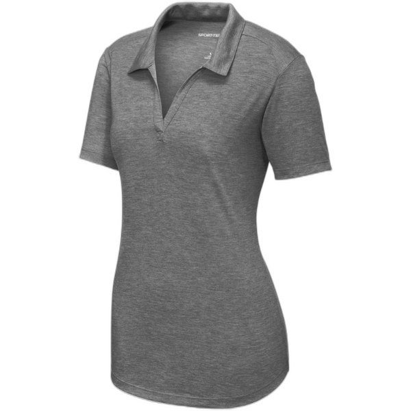 Sport-Tek ® Ladies PosiCharge ® Tri-Blend Wicking Polo. LST405