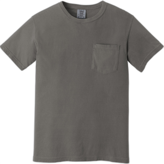 COMFORT COLORS ® Heavyweight Ring Spun Pocket Tee. 6030