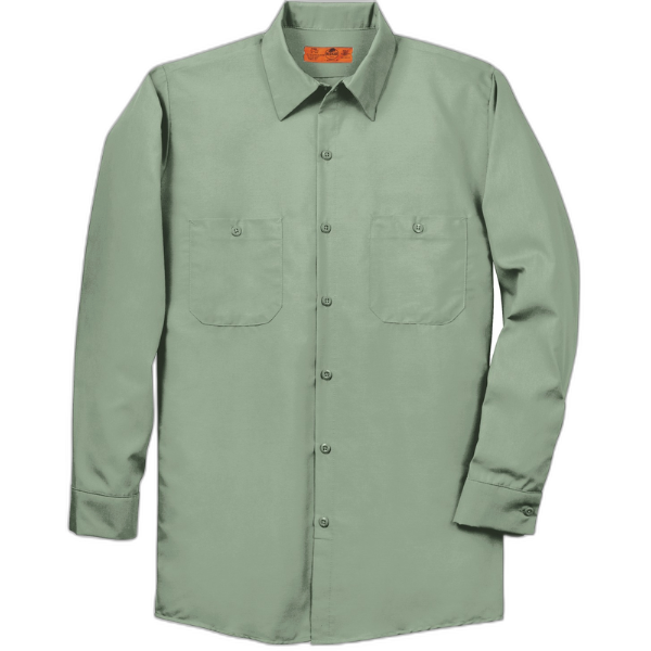 Red Kap® Long Sleeve Industrial Work Shirt.  SP14