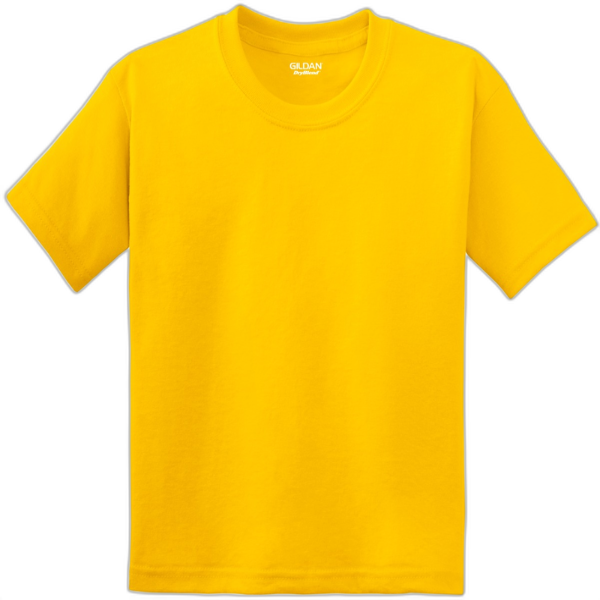 Gildan® Youth DryBlend® 50 Cotton/50 Poly T-Shirt.  8000B
