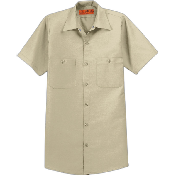 Red Kap® Short Sleeve Industrial Work Shirt.  SP24