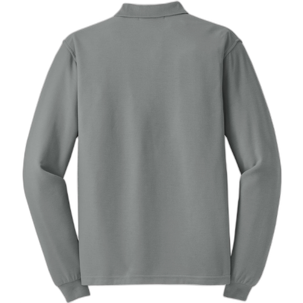 Port Authority® Silk Touch™ Long Sleeve Polo.  K500LS