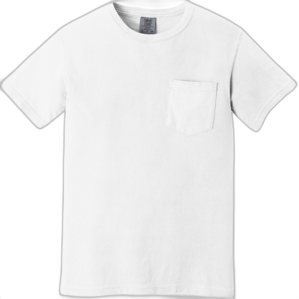 COMFORT COLORS ® Heavyweight Ring Spun Pocket Tee. 6030