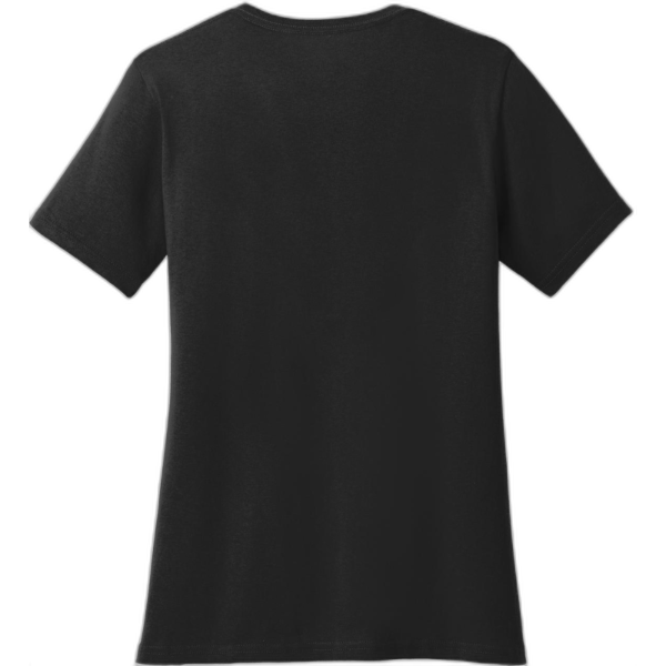 Port & Company® Ladies Core Cotton V-Neck Tee. LPC54V