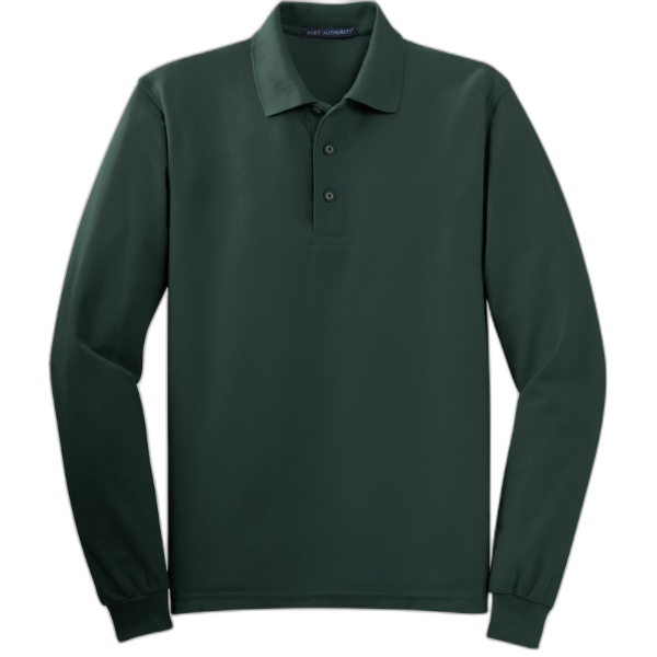 Port Authority® Silk Touch™ Long Sleeve Polo.  K500LS