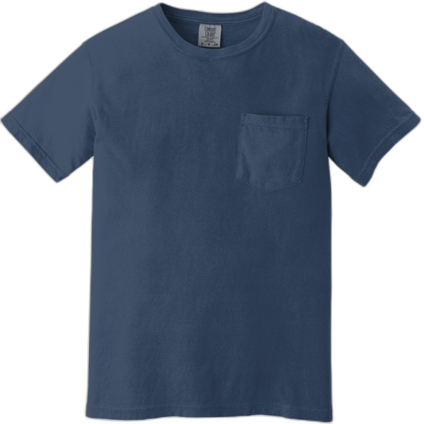 COMFORT COLORS ® Heavyweight Ring Spun Pocket Tee. 6030