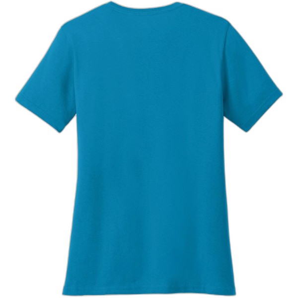 Port & Company® Ladies Core Cotton V-Neck Tee. LPC54V