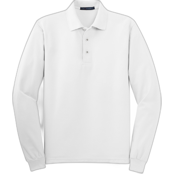 Port Authority® Silk Touch™ Long Sleeve Polo.  K500LS