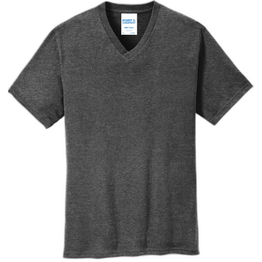 Port & Company® Core Cotton V-Neck Tee. PC54V