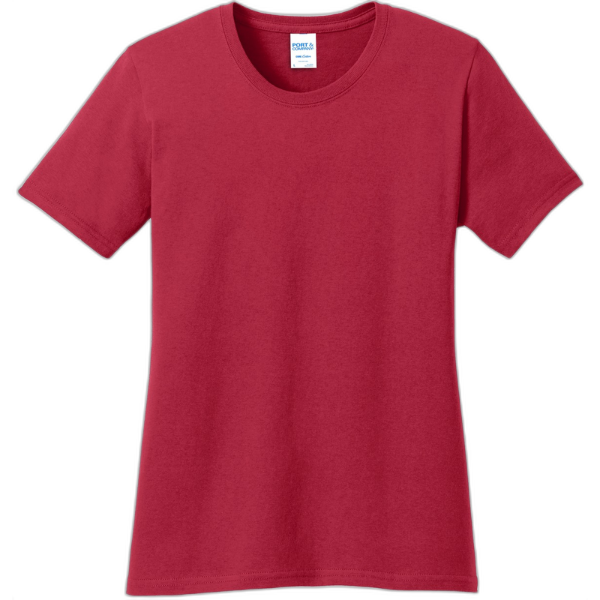 Port & Company® Ladies Core Cotton Tee. LPC54