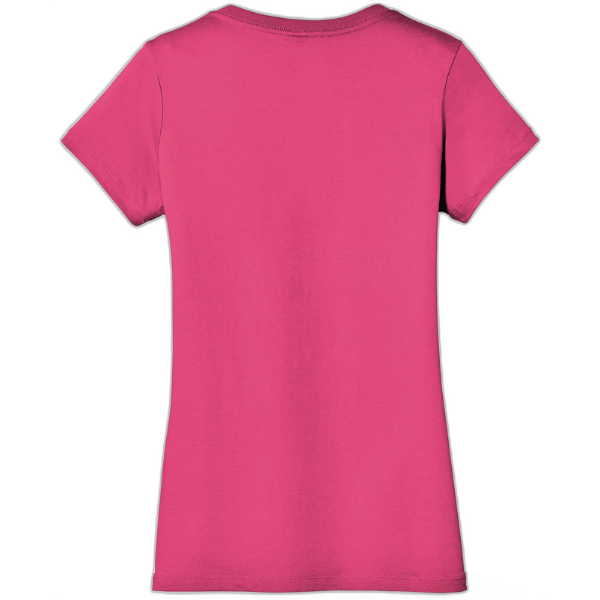 District® - Women's Perfect Weight® V-Neck Tee. DM1170L