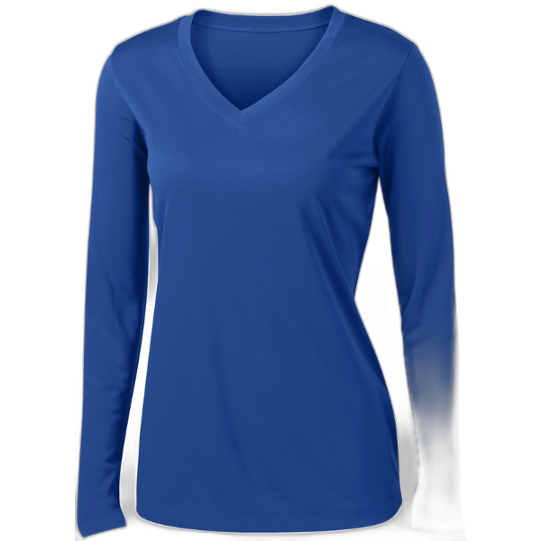 Sport-Tek® Ladies Long Sleeve PosiCharge® Competitor™ V-Neck Tee. LST353LS