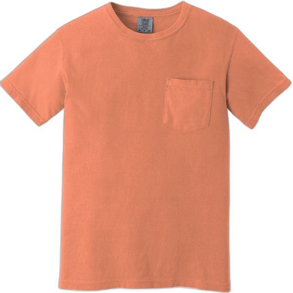 COMFORT COLORS ® Heavyweight Ring Spun Pocket Tee. 6030