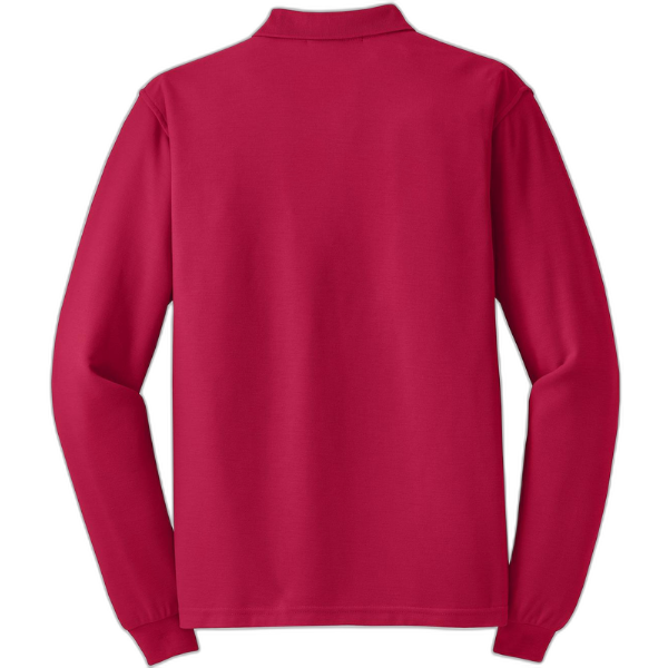 Port Authority® Silk Touch™ Long Sleeve Polo.  K500LS