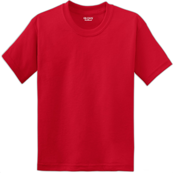 Gildan® Youth DryBlend® 50 Cotton/50 Poly T-Shirt.  8000B