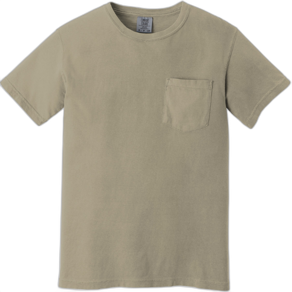 COMFORT COLORS ® Heavyweight Ring Spun Pocket Tee. 6030