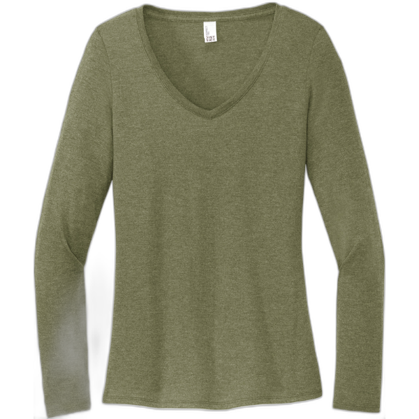District® Women's Perfect Tri® Long Sleeve V-Neck Tee DT135