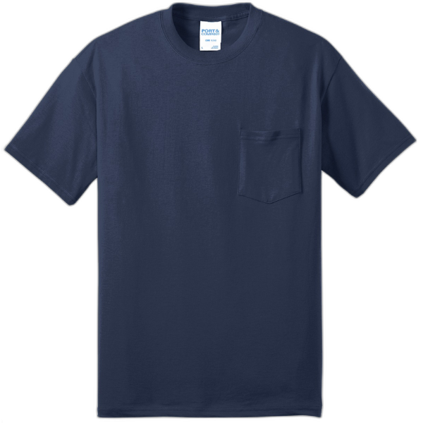 Port & Company® - Core Blend Pocket Tee. PC55P