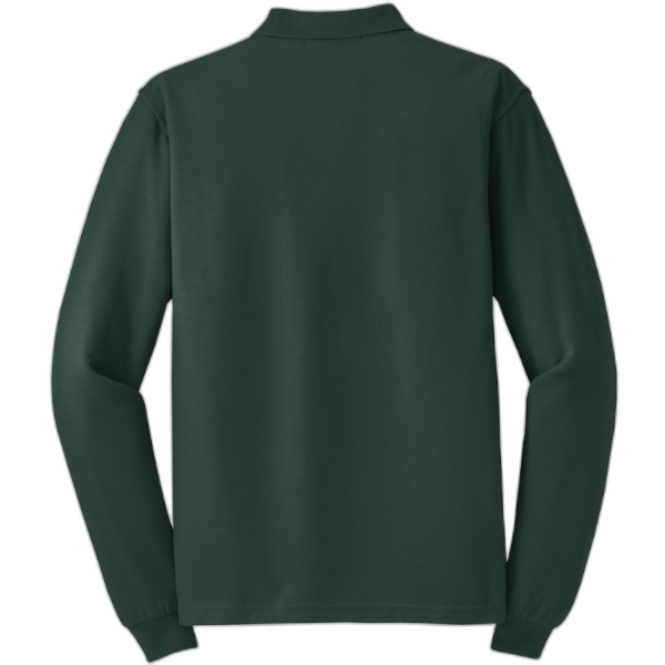Port Authority® Silk Touch™ Long Sleeve Polo.  K500LS
