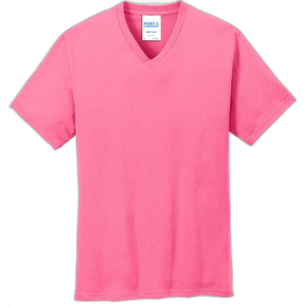 Port & Company® Core Cotton V-Neck Tee. PC54V