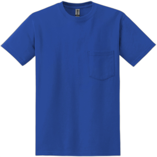Gildan® - DryBlend® 50 Cotton/50 Poly Pocket T-Shirt. 8300