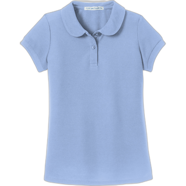 Port Authority® Girls Silk Touch™ Peter Pan Collar Polo. YG503