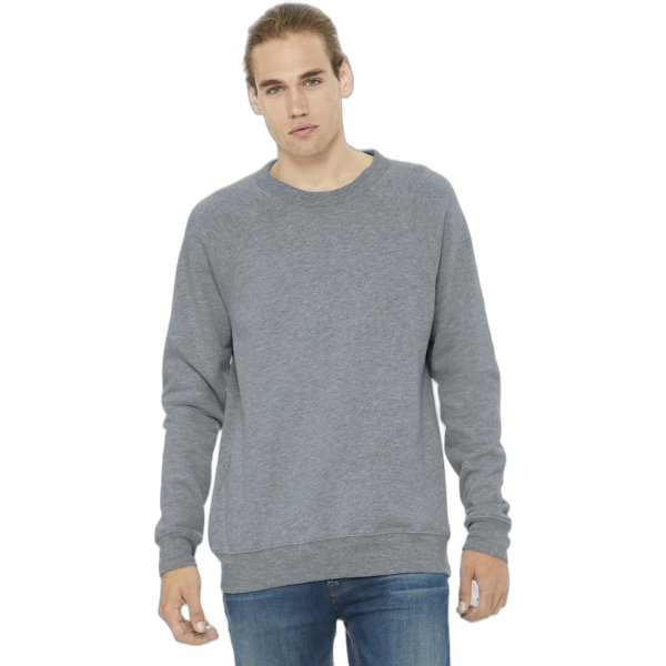 BELLA+CANVAS ® Unisex Sponge Fleece Raglan Sweatshirt. BC3901