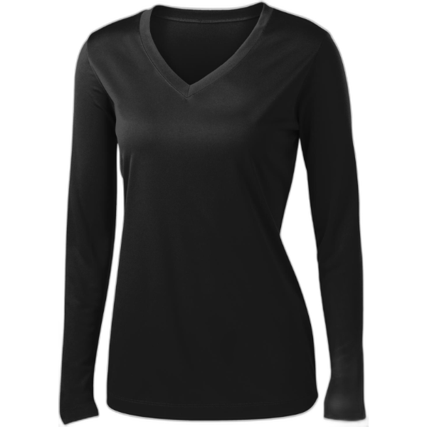Sport-Tek® Ladies Long Sleeve PosiCharge® Competitor™ V-Neck Tee. LST353LS