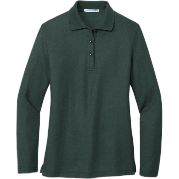 Port Authority® Ladies  Silk Touch™ Long Sleeve Polo.  L500LS