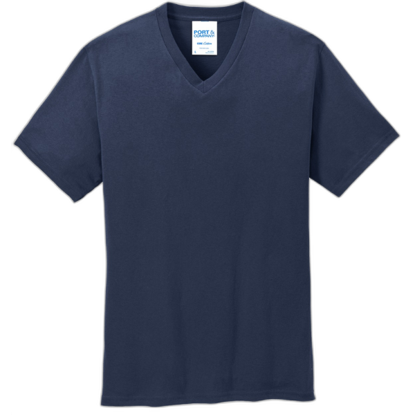 Port & Company® Core Cotton V-Neck Tee. PC54V